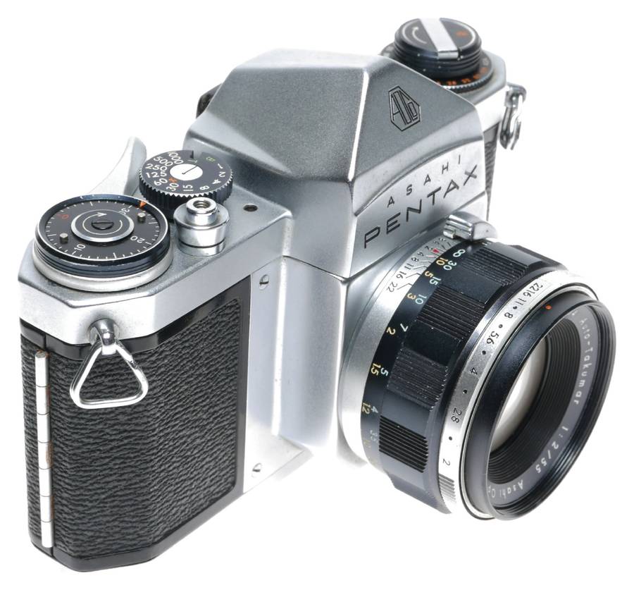 Asahi Pentax S2 35mm SLR Camera Auto-Takumar 1:2/55 Lens