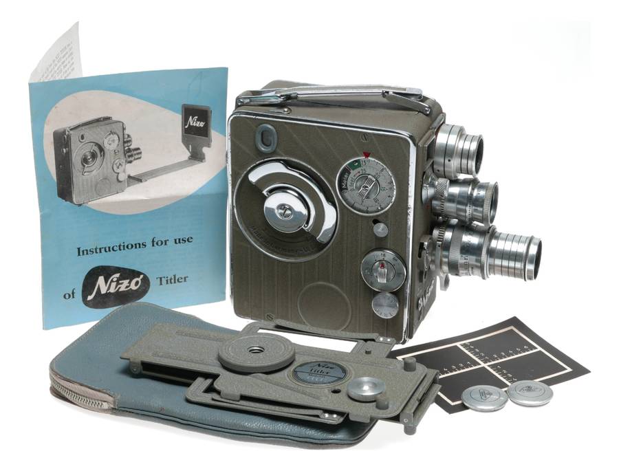 Nizo Heliomatic Double 8 Mod.S2R Cine Camera Titler Exposomat