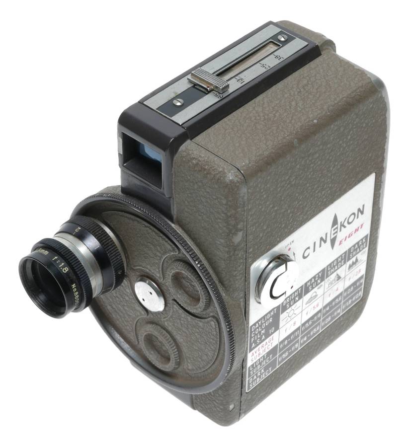 Cinekon Eight 8mm Film Camera Standard 13mm f:1.8 Lens