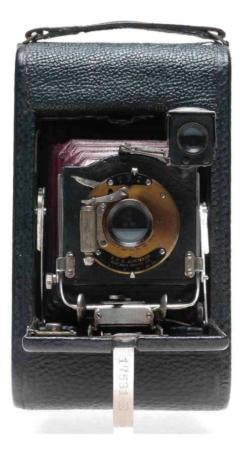 Kodak No.3 Folding Pocket Camera Model E2 Bausch Lomb Shutter