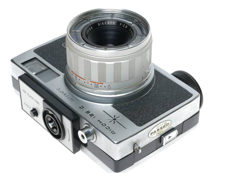 Ricoh 126C Automatic Cartridge Film Camera Rikenon 1:2.8 f=40mm