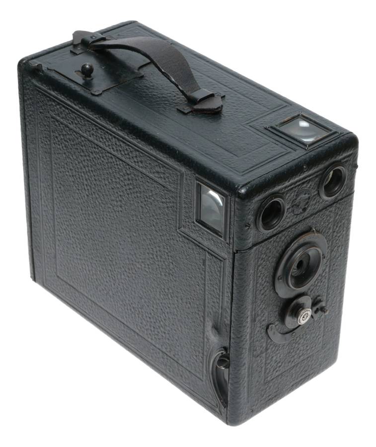 Houghton Ensign Klito Quarter Plate Magazine Box Camera