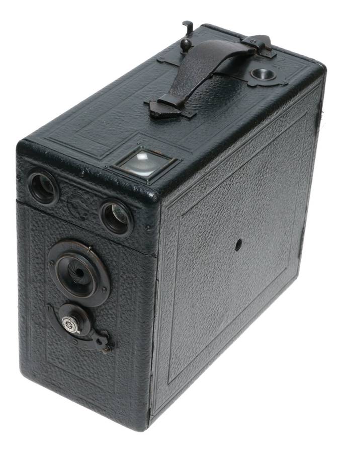 Houghton Ensign Klito Quarter Plate Magazine Box Camera