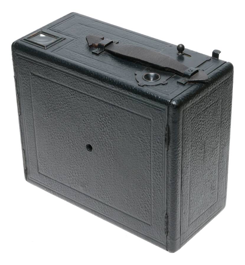 Houghton Ensign Klito Quarter Plate Magazine Box Camera