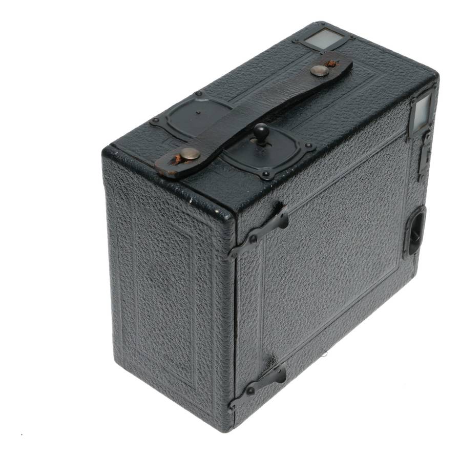 Houghton Ensign Mascot 1A Plate Magazine Box Quarter Plate Camera