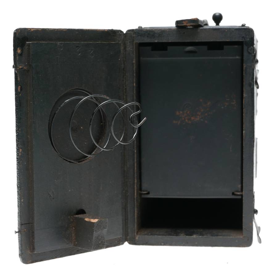 Houghton Ensign Mascot 1A Plate Magazine Box Quarter Plate Camera