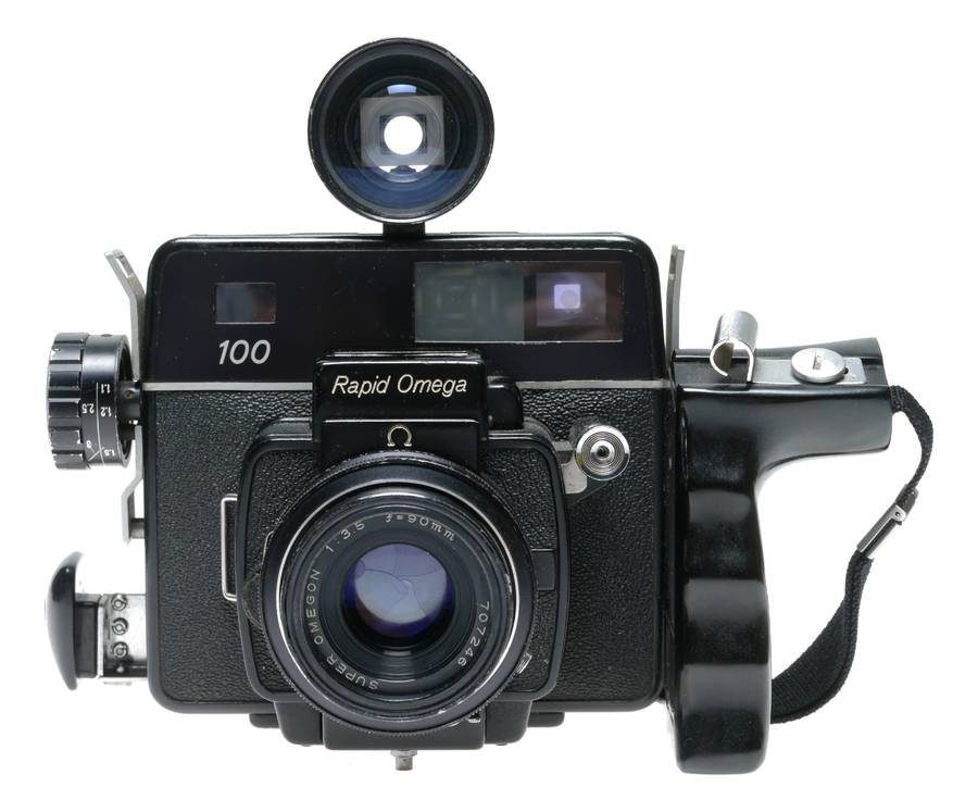Rapid Omega 100 Press Camera Super Omegon 1:3.5 f=90mm