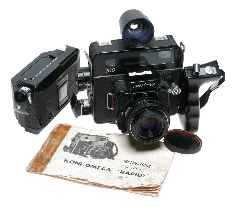 Rapid Omega 100 Press Camera Super Omegon 1:3.5 f=90mm