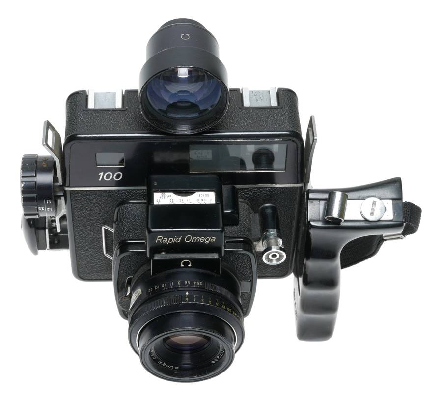 Rapid Omega 100 Press Camera Super Omegon 1:3.5 f=90mm