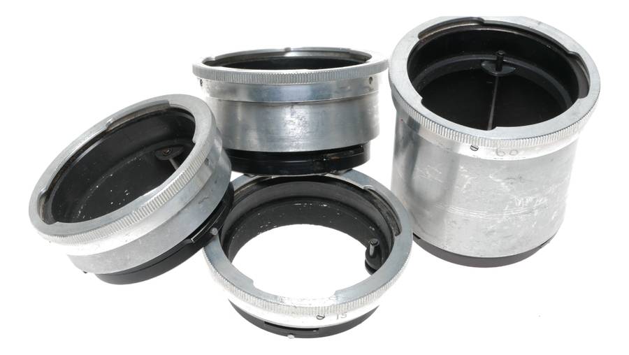 Pentacon Six Automatic Extension Camera Lens Macro Tubes I II III IV