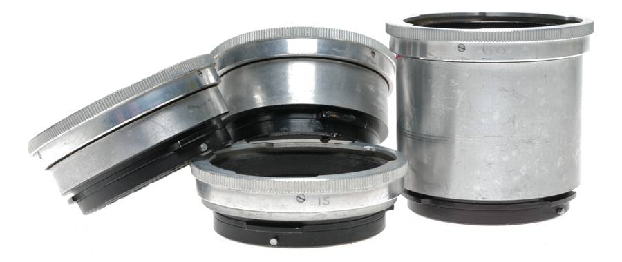 Pentacon Six Automatic Extension Camera Lens Macro Tubes I II III IV