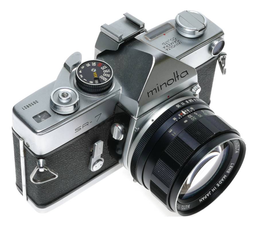 Minolta SR-7 35mm Film SLR Camera Auto-Rokkor PF 1.4/58mm