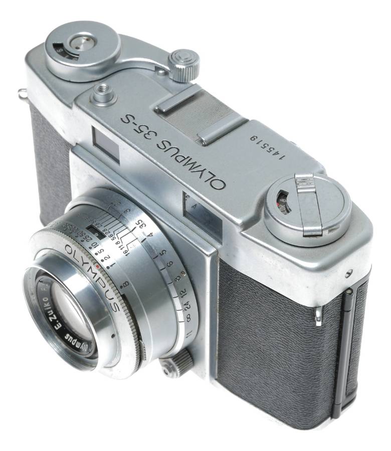 Olympus 35-S 35mm Film RF Camera E.Zuiko F.C. 1:2.8 f=4.8cm