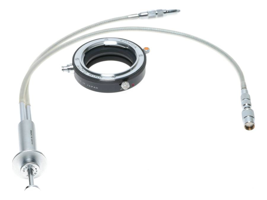 Konica Auto Ring Adapter Double Cable Release in Box Instructions