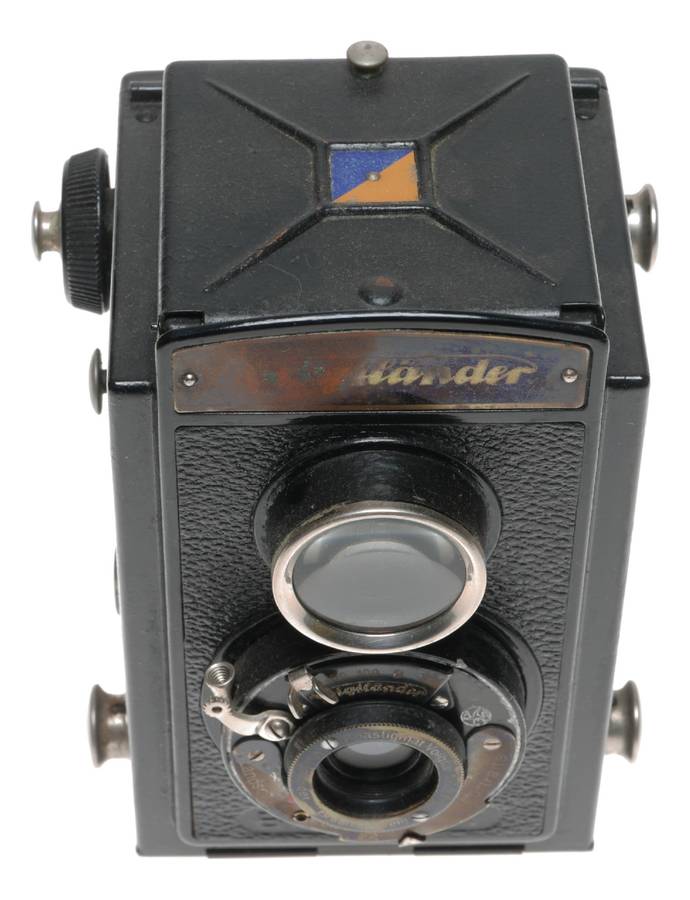 Voigtlander Brillant Early Metal TLR 120 Film Camera Voigtar 1:6.3 F=7.5cm
