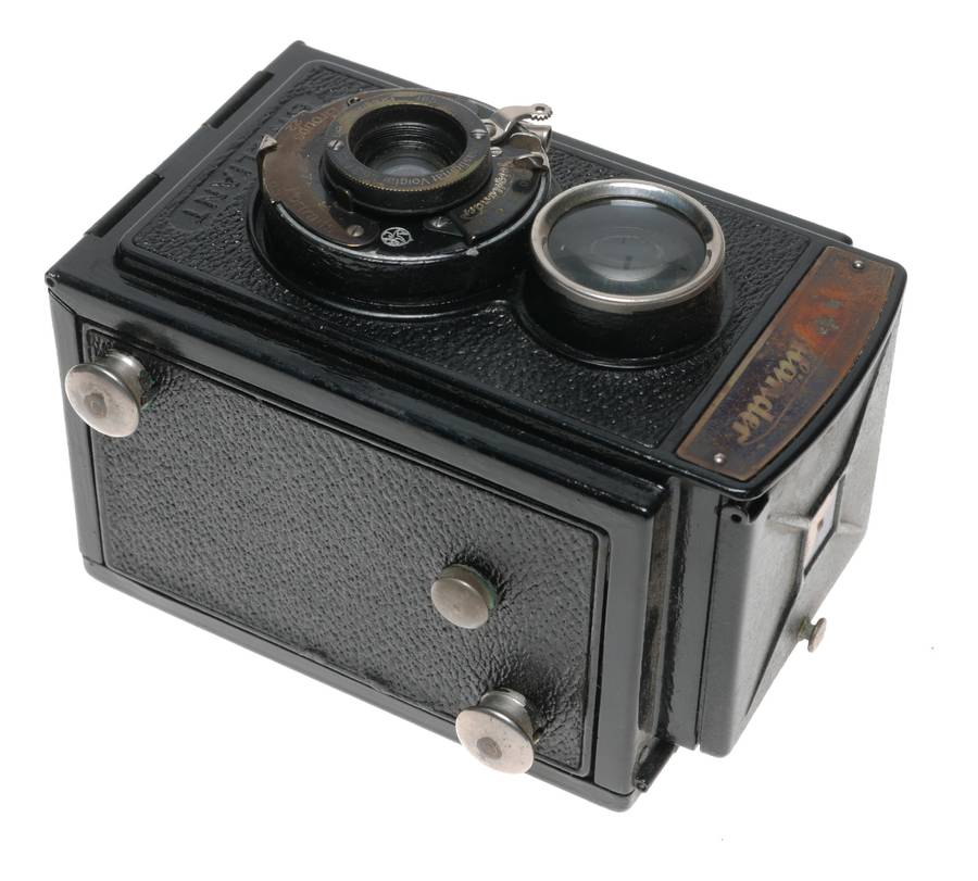 Voigtlander Brillant Early Metal TLR 120 Film Camera Voigtar 1:6.3 F=7.5cm