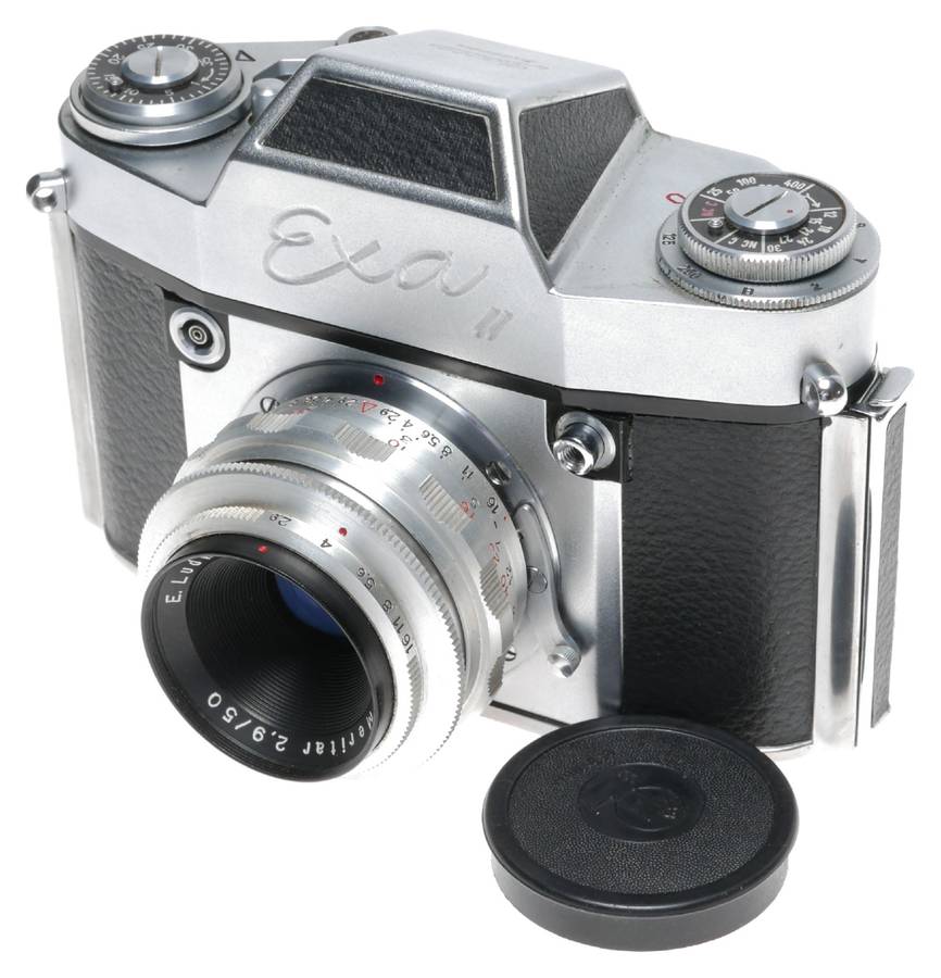 Ihagee EXA II Version 5.1 SLR Film Camera No.263659 Meritar 2.9/50