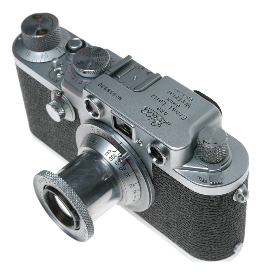 Leica RD IIIf 3F film camera red scale Elmar 3.5/50mm lens CLEAN