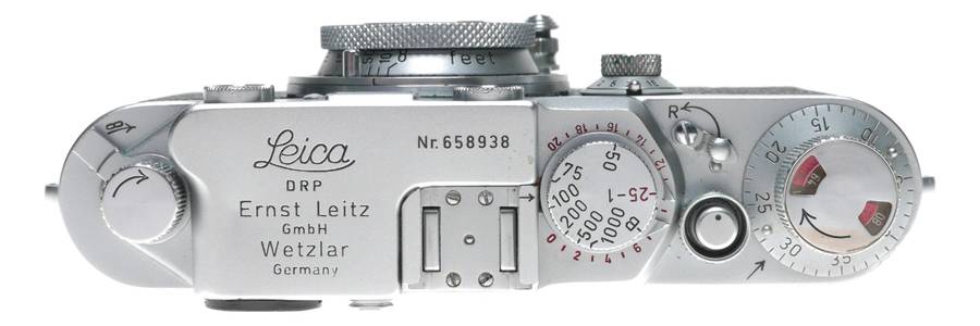 Leica RD IIIf 3F film camera red scale Elmar 3.5/50mm lens CLEAN