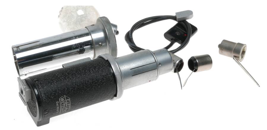 Synchronblitzer Leitz camera flash attachment hot shou mount parts