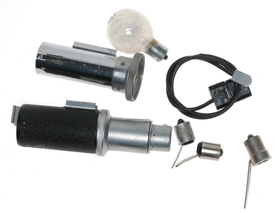 Synchronblitzer Leitz camera flash attachment hot shou mount parts