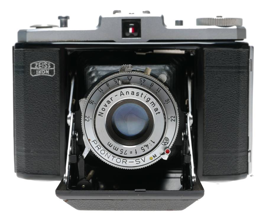 Zeiss Ikon Signal Nettar 518/16 Folding 6x6 Camera Novar 4.5/75mm