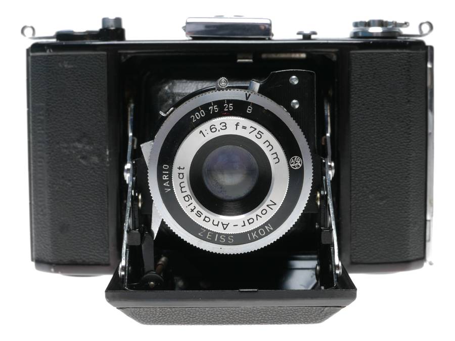 Zeiss Ikon Nettar 515/16 Postwar Folding Camera Vario Novar 1:6.3/75mm