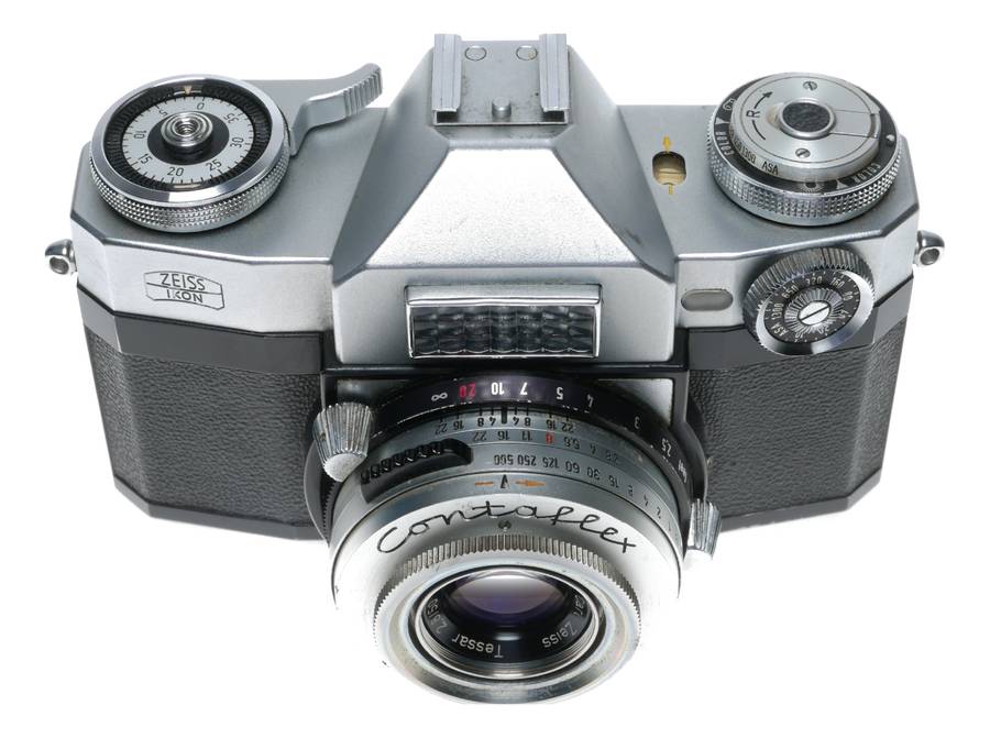 Zeiss Ikon Contaflex Super 35mm Film SLR Camera Tessar 2.8/45