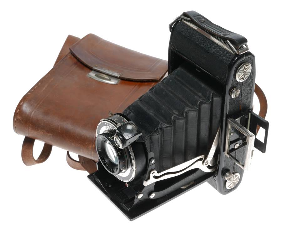 Zeiss Ikon 515/2 Pre-war 6x9 Folding Camera Telma Nettar 1:4.5 f=11cm