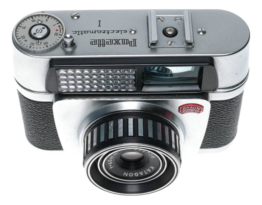 Braun Paxette Electromatic I 35mm Film Camera Katagon f=40mm