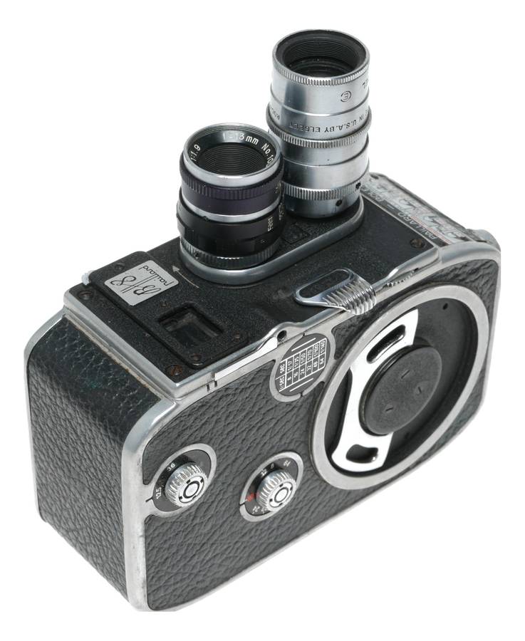 Bolex Paillard B8 Double 8mm Film Movie Camera Kinotar 1.9/13
