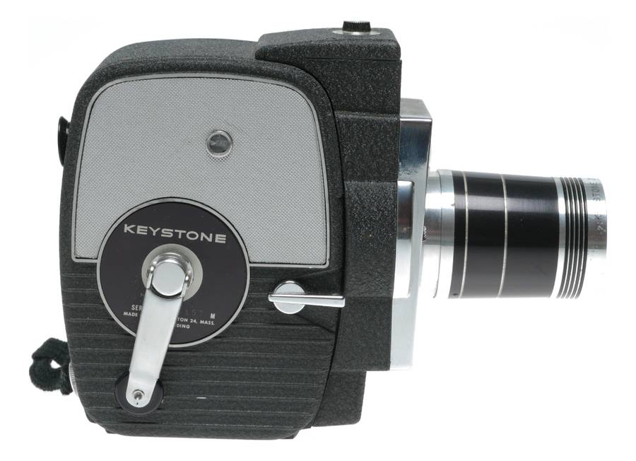 Keystone K-7 Zoom 8mm Film Electric Eye Movie Camera Manual Case