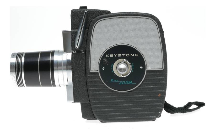 Keystone K-7 Zoom 8mm Film Electric Eye Movie Camera Manual Case