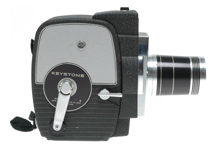 Keystone K-7 Zoom 8mm Film Electric Eye Movie Camera Manual Case