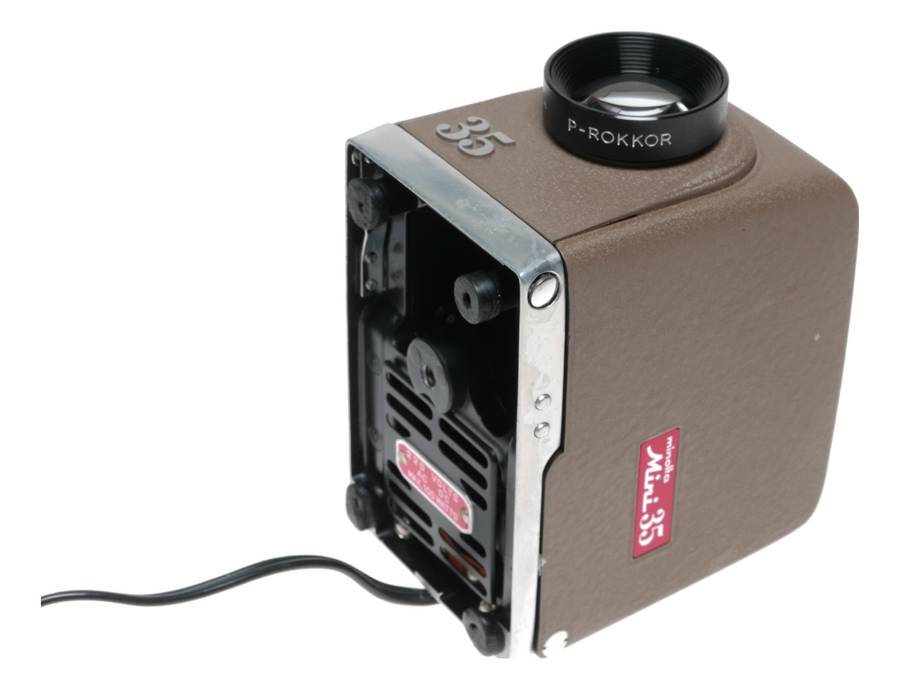 Minolta Mini 35 Color Slide Film Projector Frames Pouch Instructions