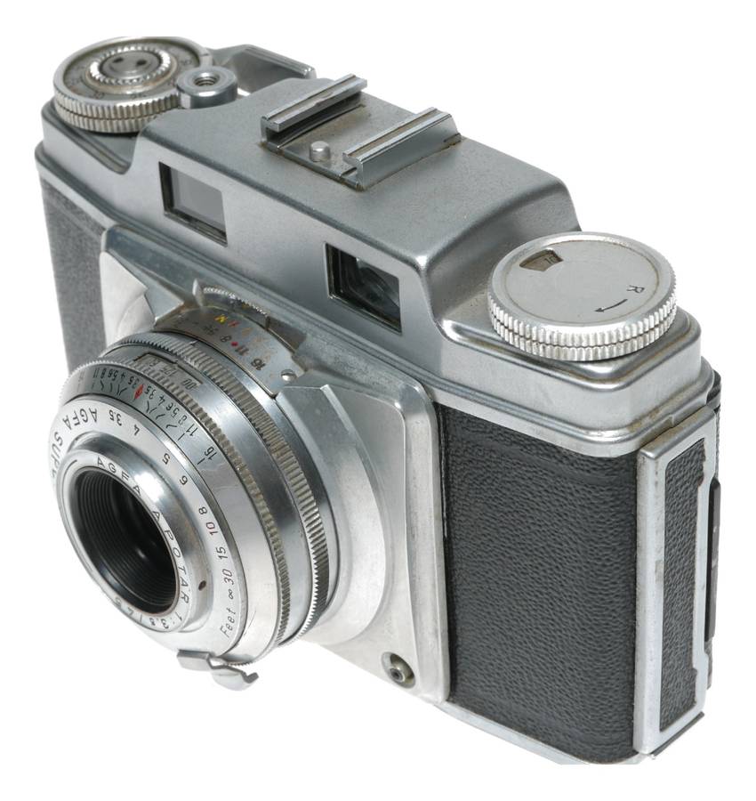 Agfa Super Silette 35mm Film Rangefinder Camera Apotar 1:3.5/45