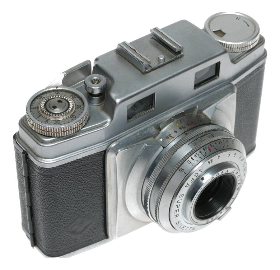 Agfa Super Silette 35mm Film Rangefinder Camera Apotar 1:3.5/45