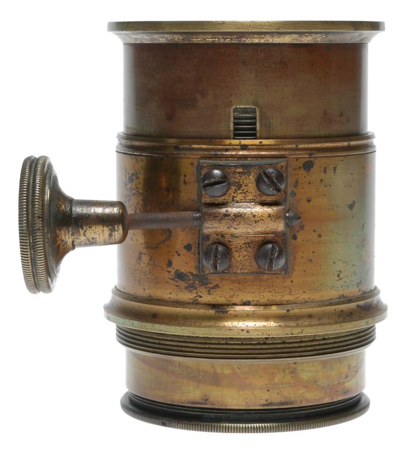 Vintage Brass Portrait Lens Medium Large Format Plate Camera