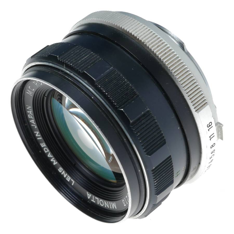 Minolta MC Rokkor PF 1:1.7 f=55mm SLR Prime Fast Camera Lens