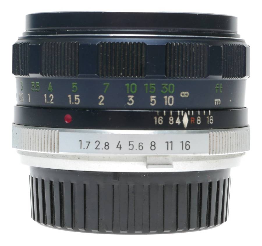 Minolta MC Rokkor PF 1:1.7 f=55mm SLR Prime Fast Camera Lens