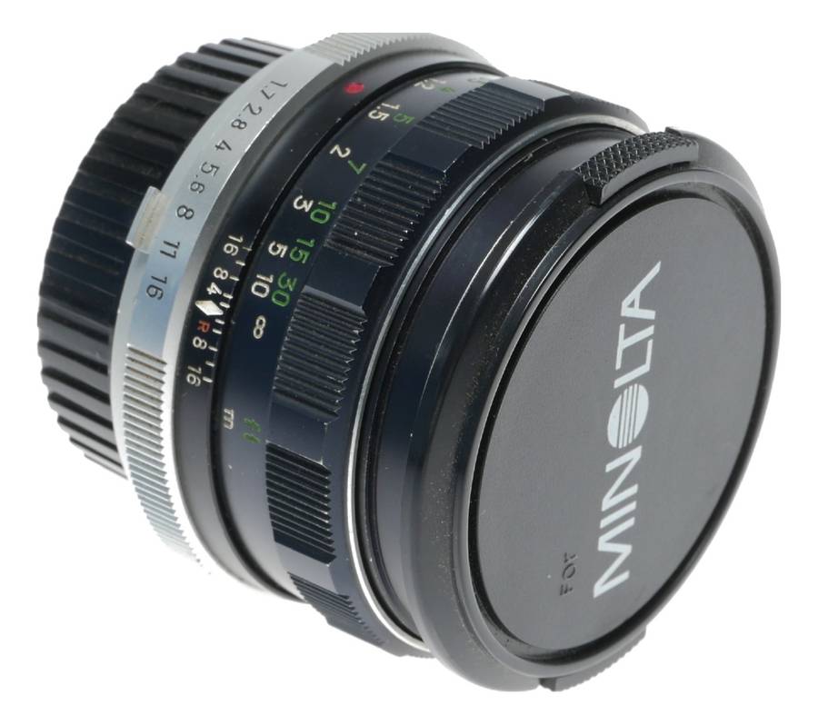 Minolta MC Rokkor PF 1:1.7 f=55mm SLR Prime Fast Camera Lens