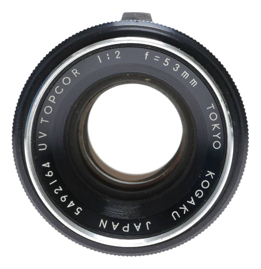 Topcon UV Topcor 1:2 f=53mm Uni Mount SLR Camera Lens