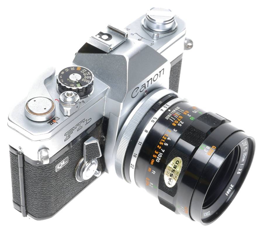 Canon FTb QL SLR Film Camera Macro FL 50mm 1:3.5