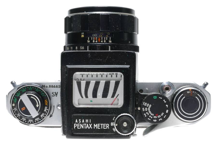 Asahi Pentax SV Meter Super-Takumar 1.8/55