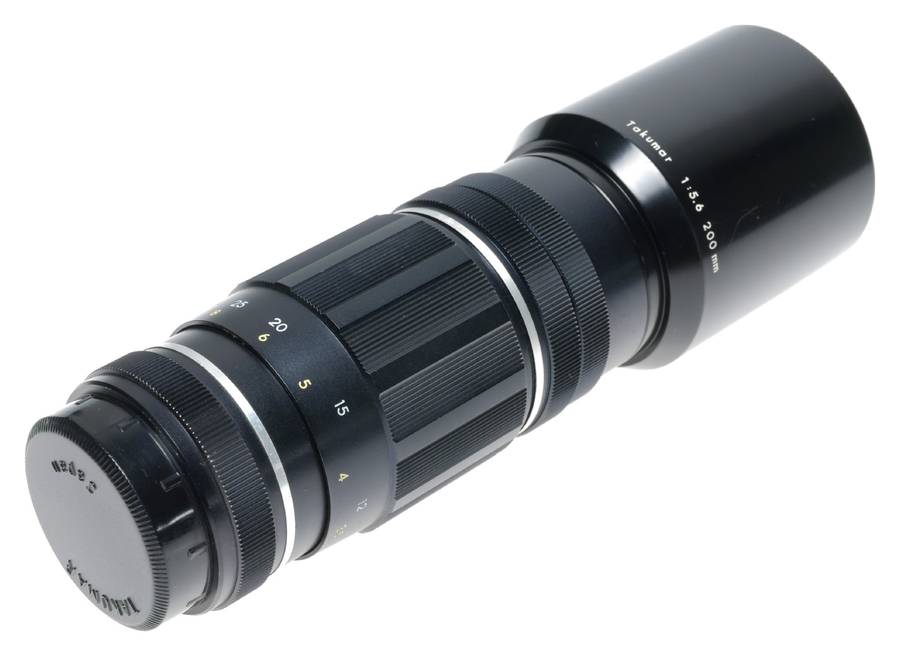 Asahi Takumar 5.6/200mm Telephoto Pentax Camera Lens Shade Hood
