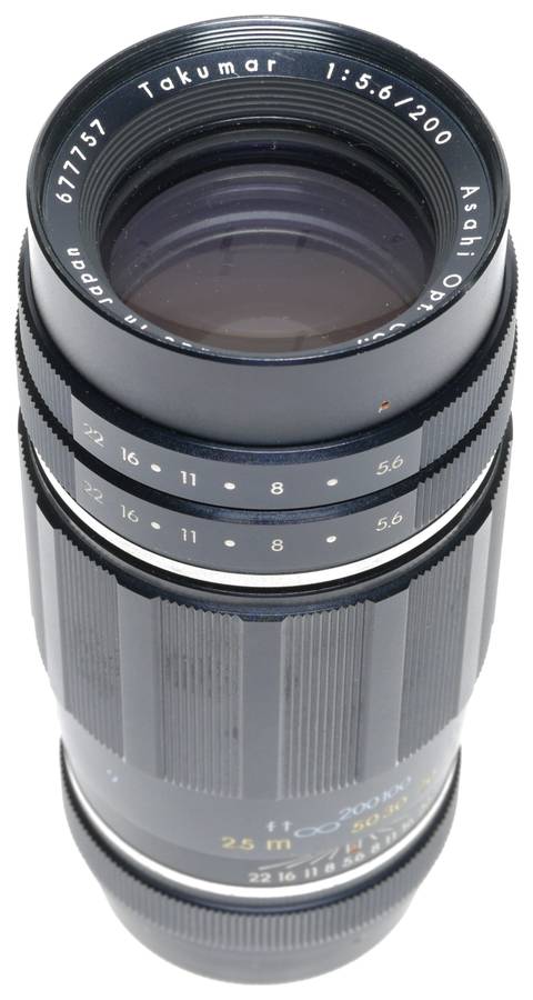 Asahi Takumar 5.6/200mm Telephoto Pentax Camera Lens Shade Hood