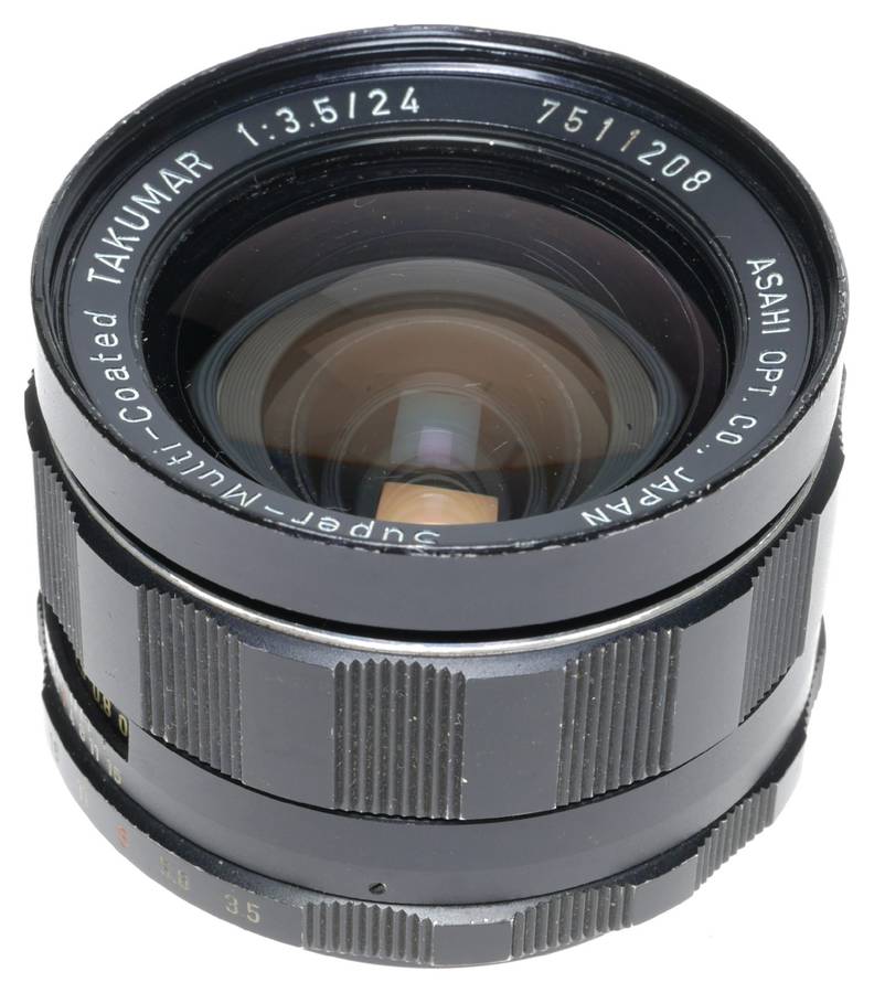 Asahi SMC Takumar 1:3.5/24 Pentax Camera Wide-Angle Lens