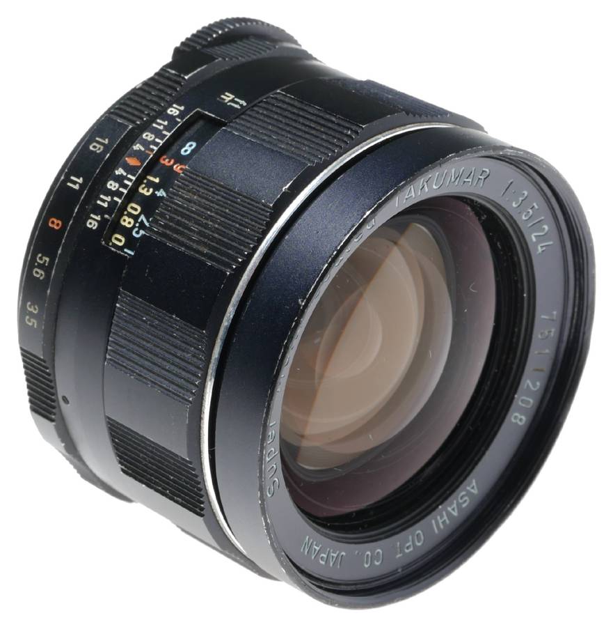 Asahi SMC Takumar 1:3.5/24 Pentax Camera Wide-Angle Lens