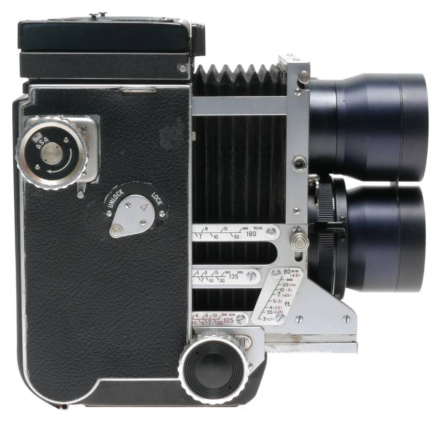 Mamiyaflex C2 Pro TLR Film Camera Sekor 4.5/135mm Portrait Lens