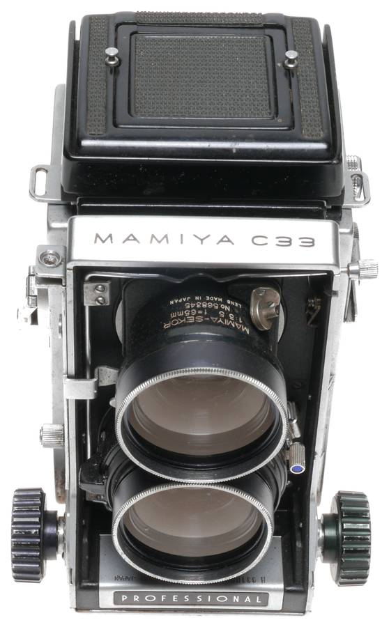 Mamiya C33 Professional TLR Camera Blue Dot Sekor 1:3.5 f=65mm